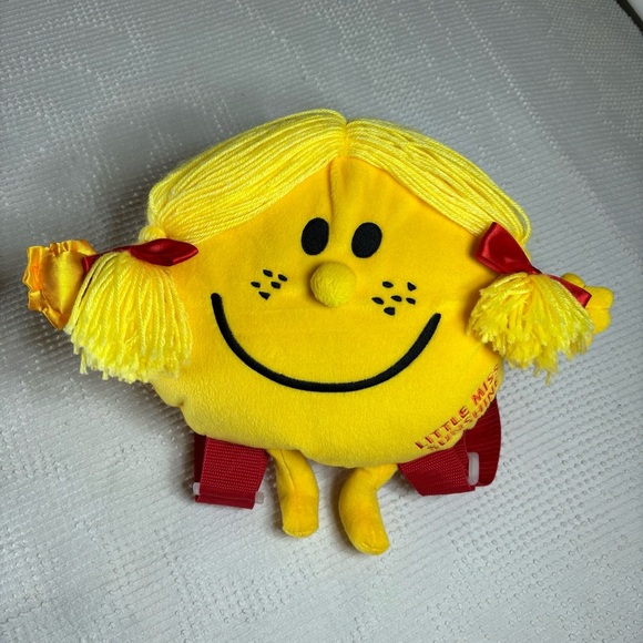 Little Miss Sunshine Backpack Mr. Men 2008 Smiley Face Plush Bag MGK Concert main image 5